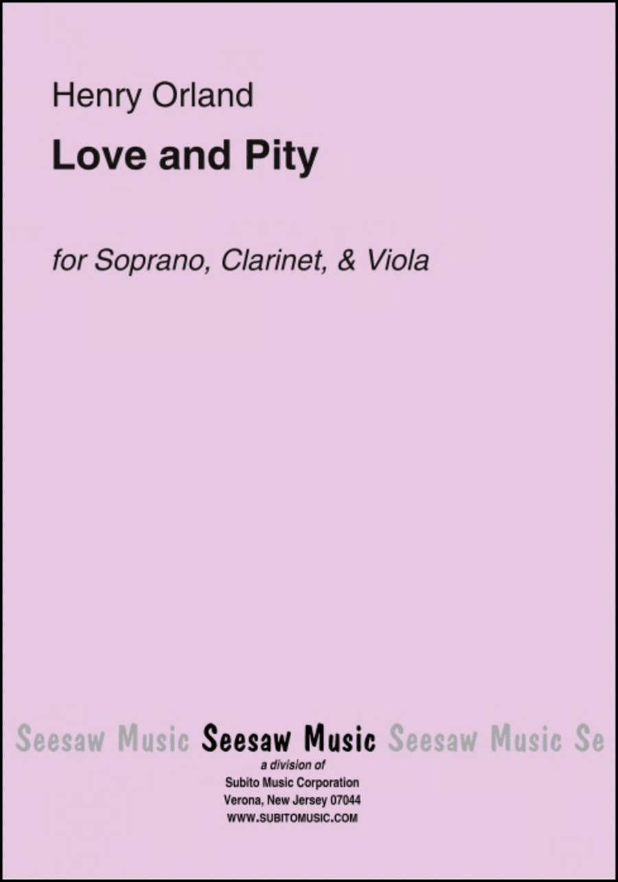 Love and Pity Choir scores gallery preview page 1