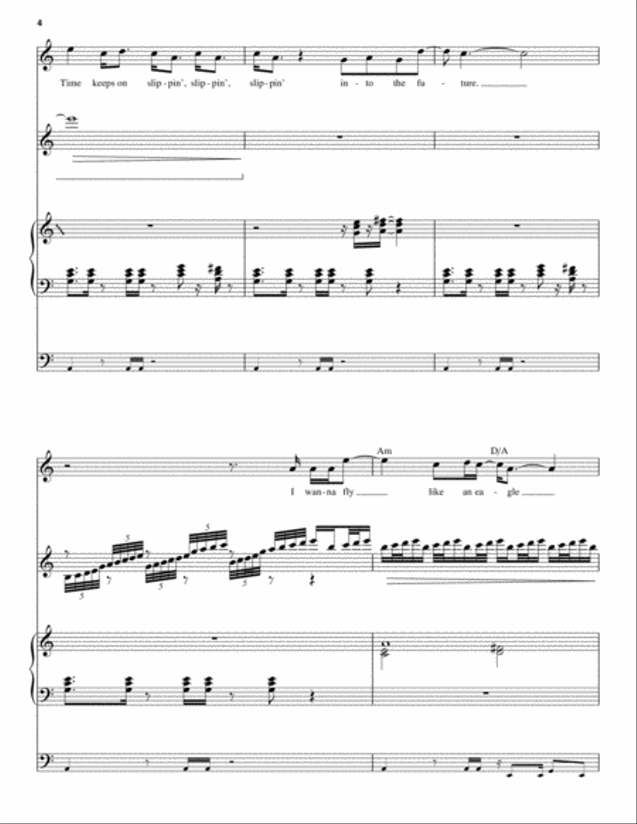 Fly Like An Eagle Piano scores gallery preview page 4