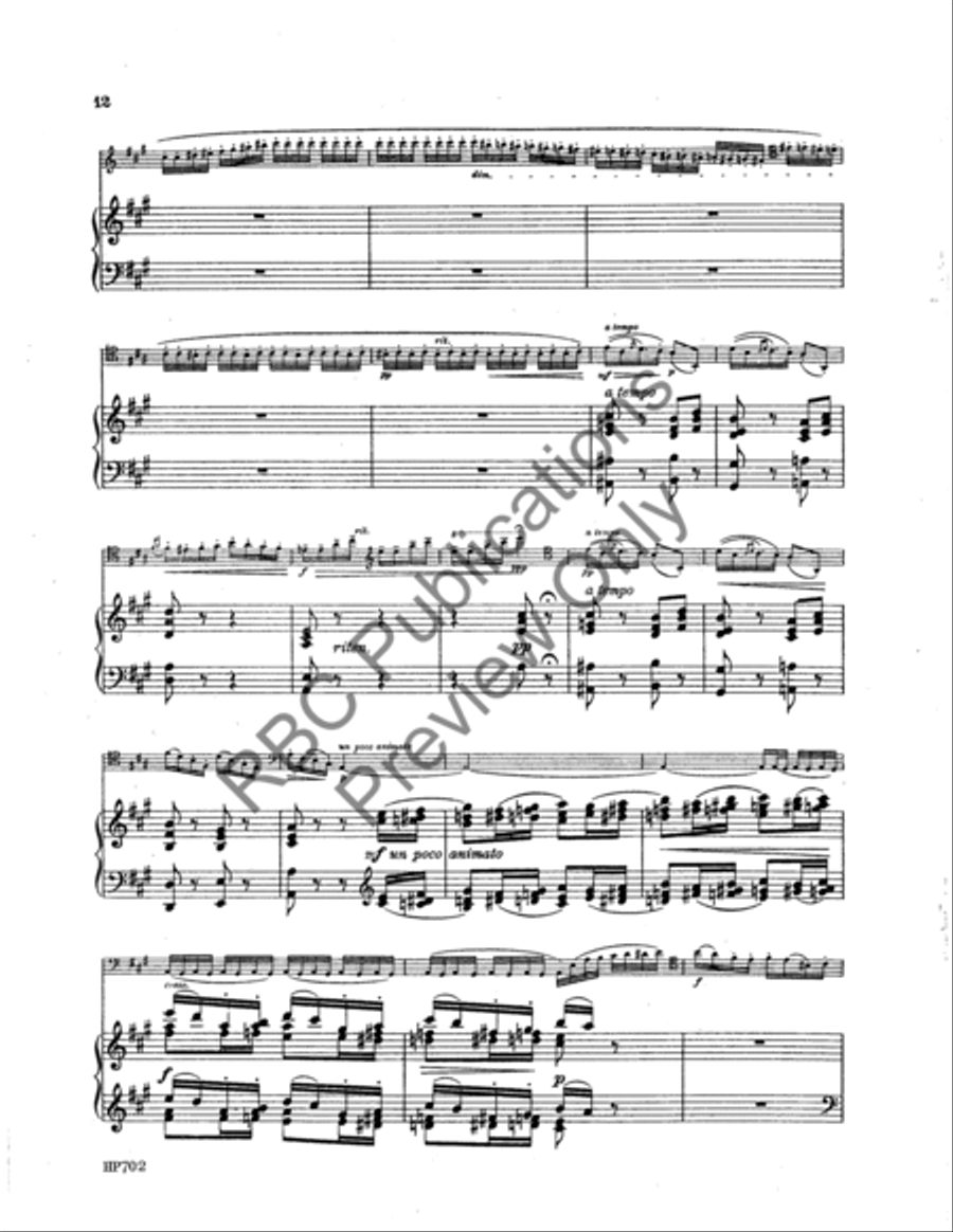Variations On A Rococo Theme Viola scores gallery preview page 13