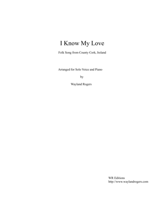 Book cover for I Know My Love (solo)