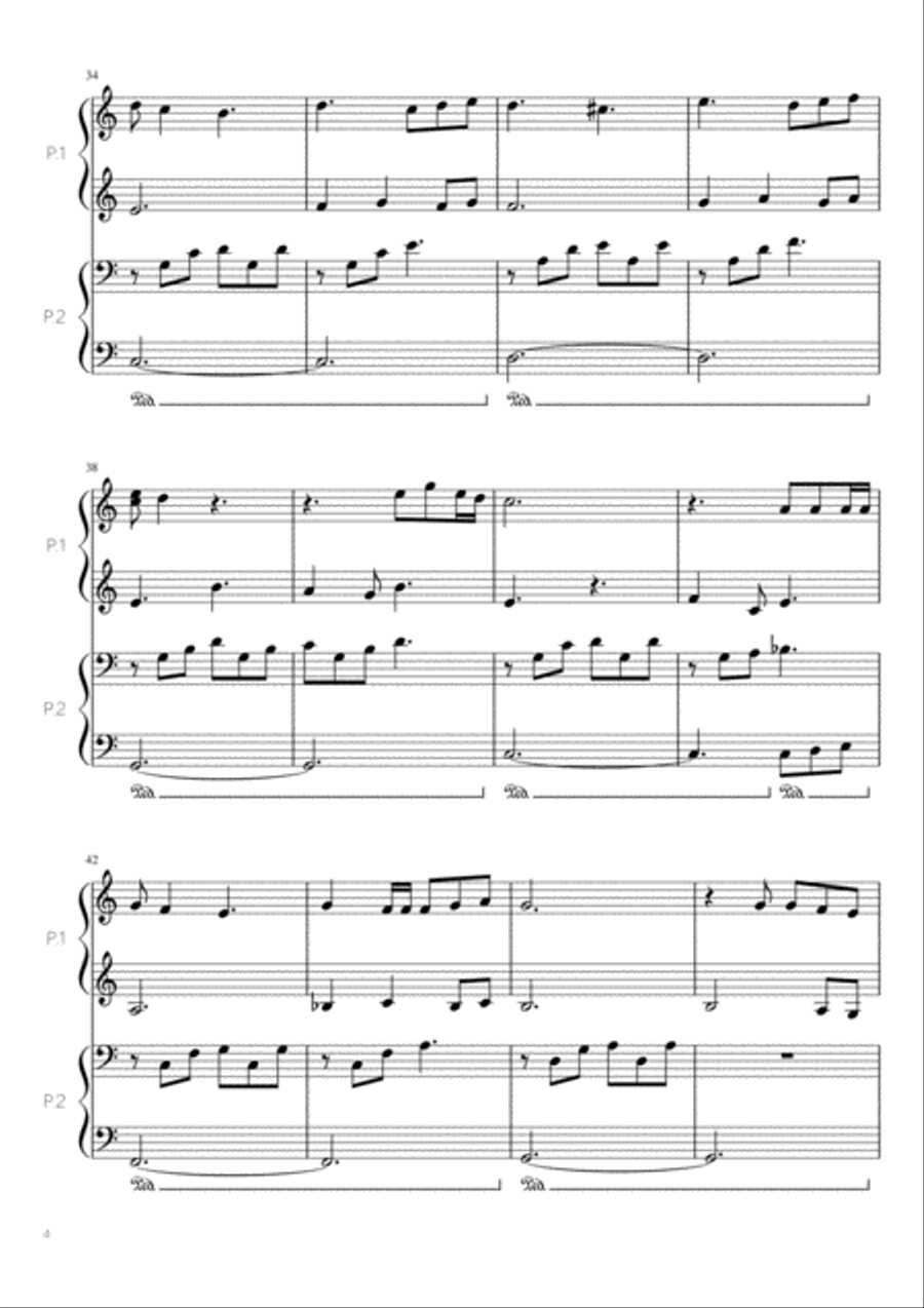 Happy Xmas (War Is Over) Happy Xmas (War Is Over) Piano scores gallery preview page 4