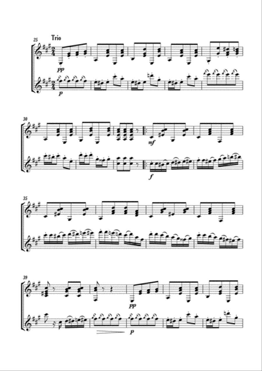Exeter-Polka Exeter-Polka Classical Guitar scores gallery preview page 3