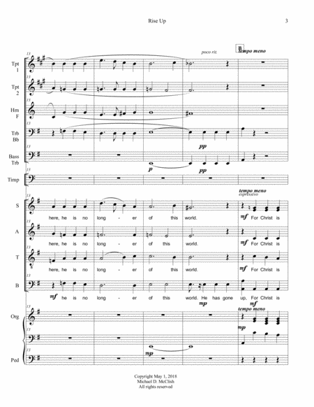 Rise Up(Conductor Score+individual parts) image number null