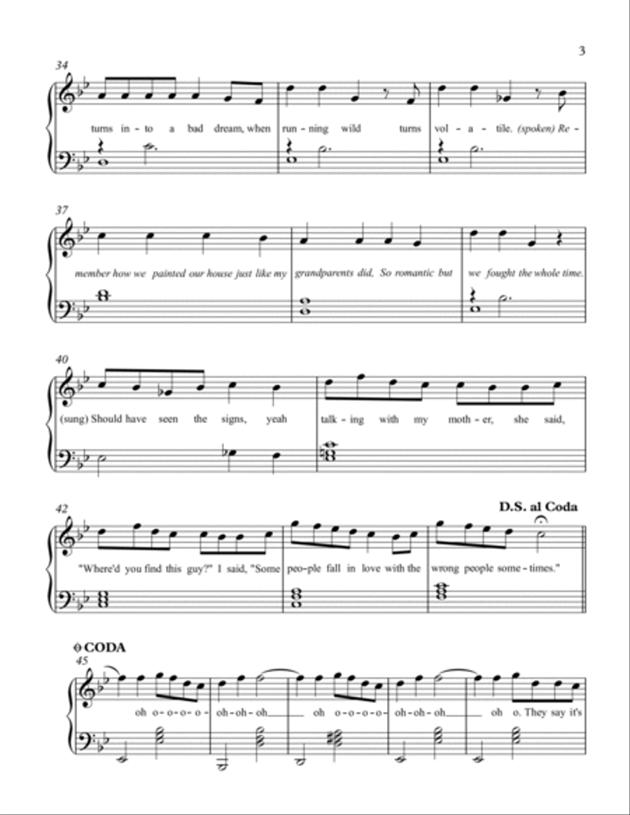 Moral Of The Story Piano Solo scores gallery preview page 3