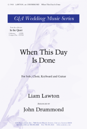 Book cover for When This Day Is Done - Guitar edition