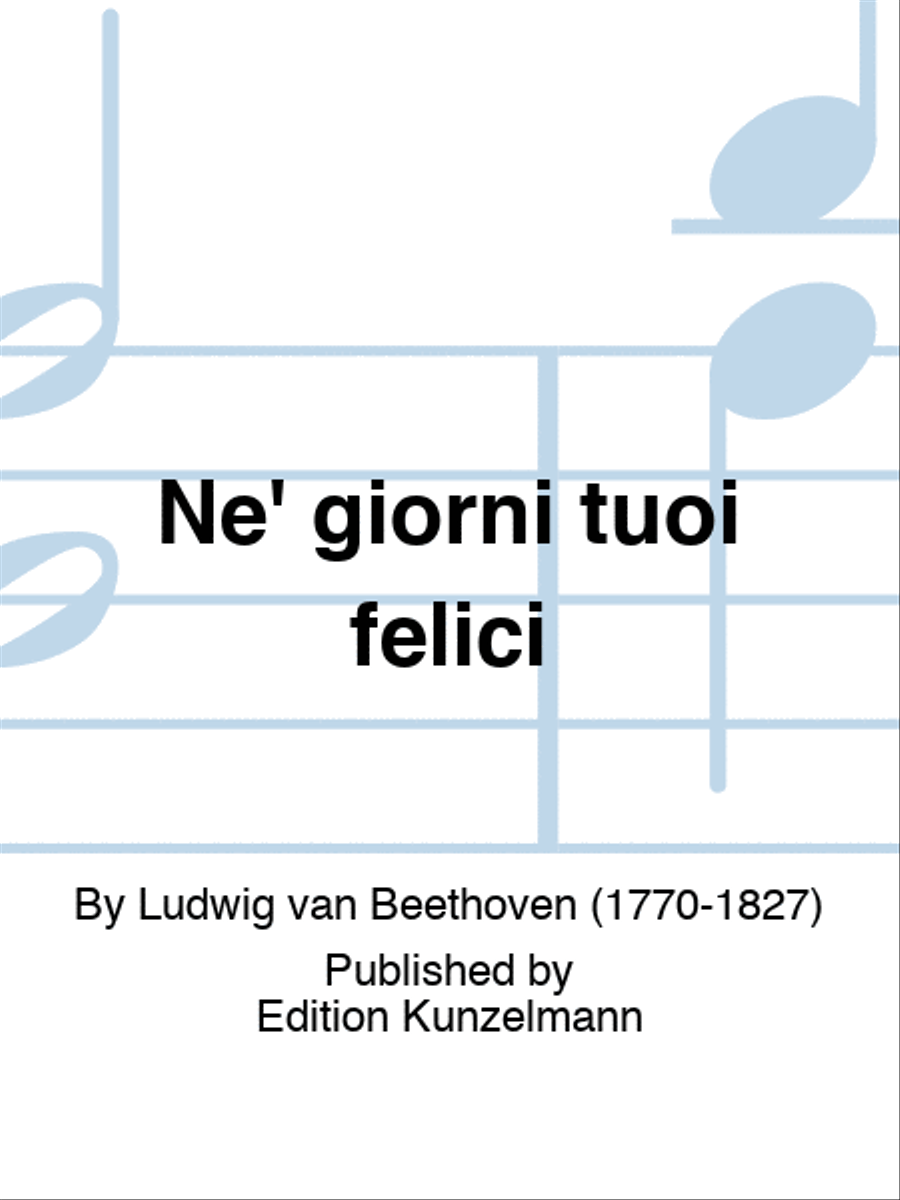 Ne' giorni tuoi felici Violin scores gallery preview page 1