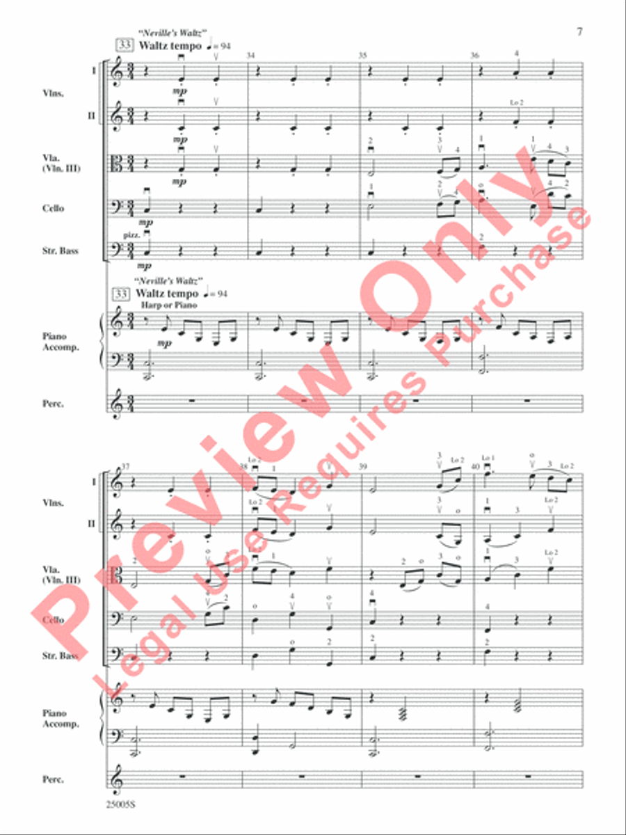 Themes from Harry Potter and the Goblet of Fire String Orchestra scores gallery preview page 8