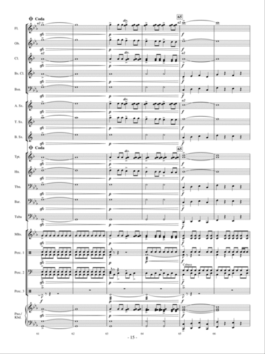 Barrage Concert Band scores gallery preview page 14