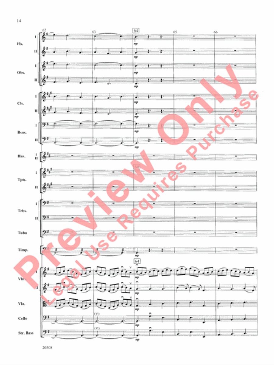 Jesu, Joy of Man's Desiring Full Orchestra scores gallery preview page 15