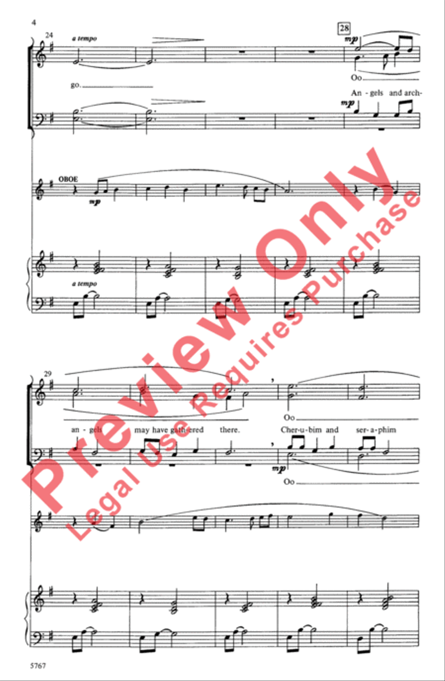 Winter Carol Winter Carol 4-Part scores gallery preview page 4