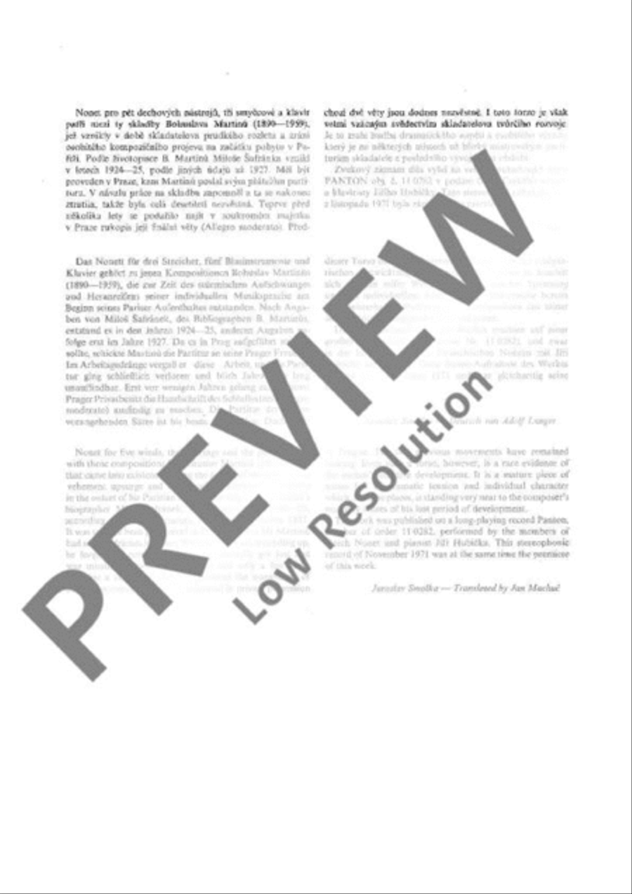 Nonet Piano scores gallery preview page 4