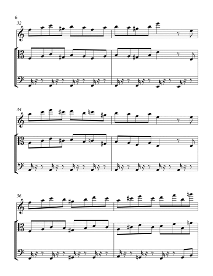 Strange String Quartet scores gallery preview page 6
