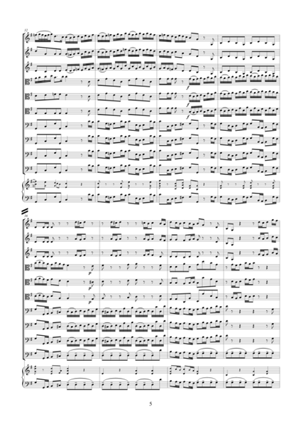 Johann Sebastian Bach——Brandenburg Concerto III (f.score)