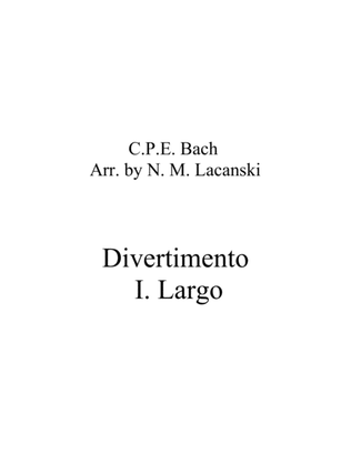Book cover for Divertimento I. Largo