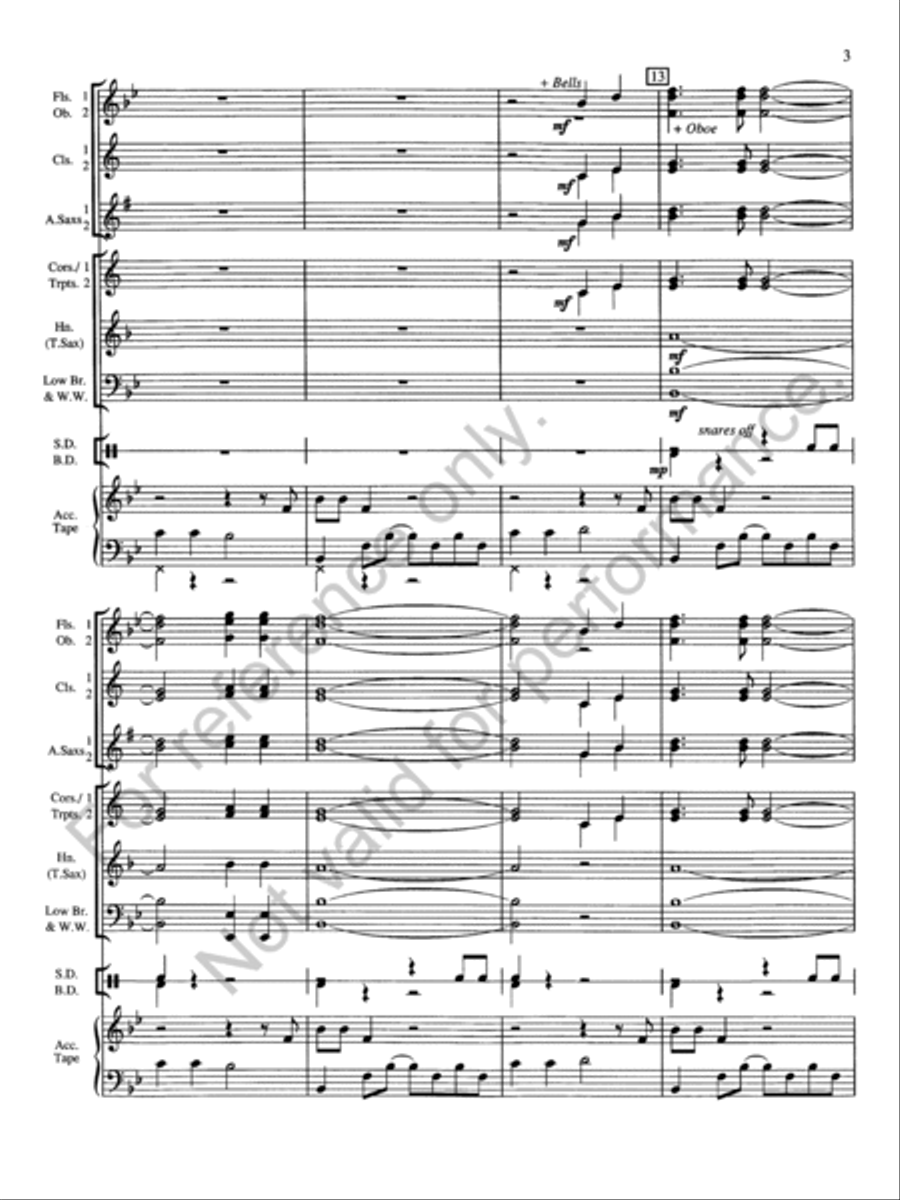 Safari Safari Concert Band scores gallery preview page 4
