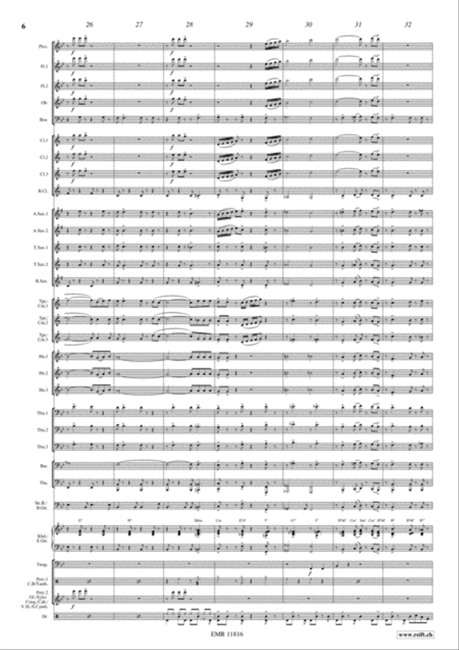 Rocky Gospel Concert Band scores gallery preview page 7
