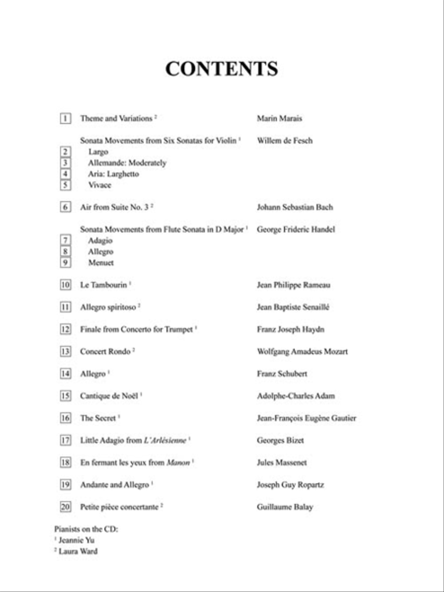 Solos for the Trumpet Player Trumpet Solo scores gallery preview page 3