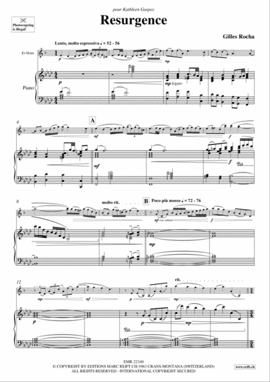 Resurgence Resurgence Horn scores gallery preview page 3