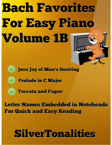 Bach Favorites for Easy Piano Volume 1B Sheet Music
