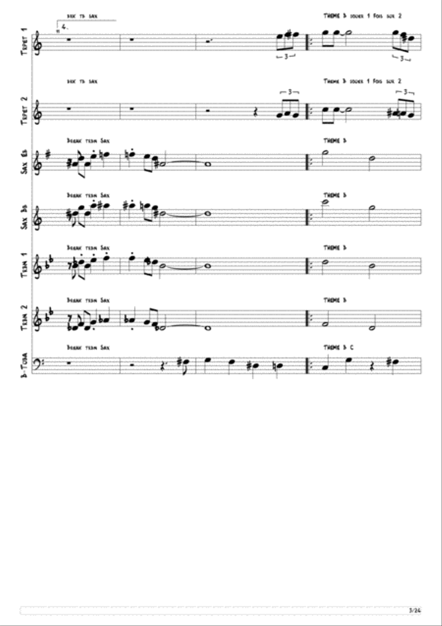 Swing Brothers Jazz Ensemble scores gallery preview page 3