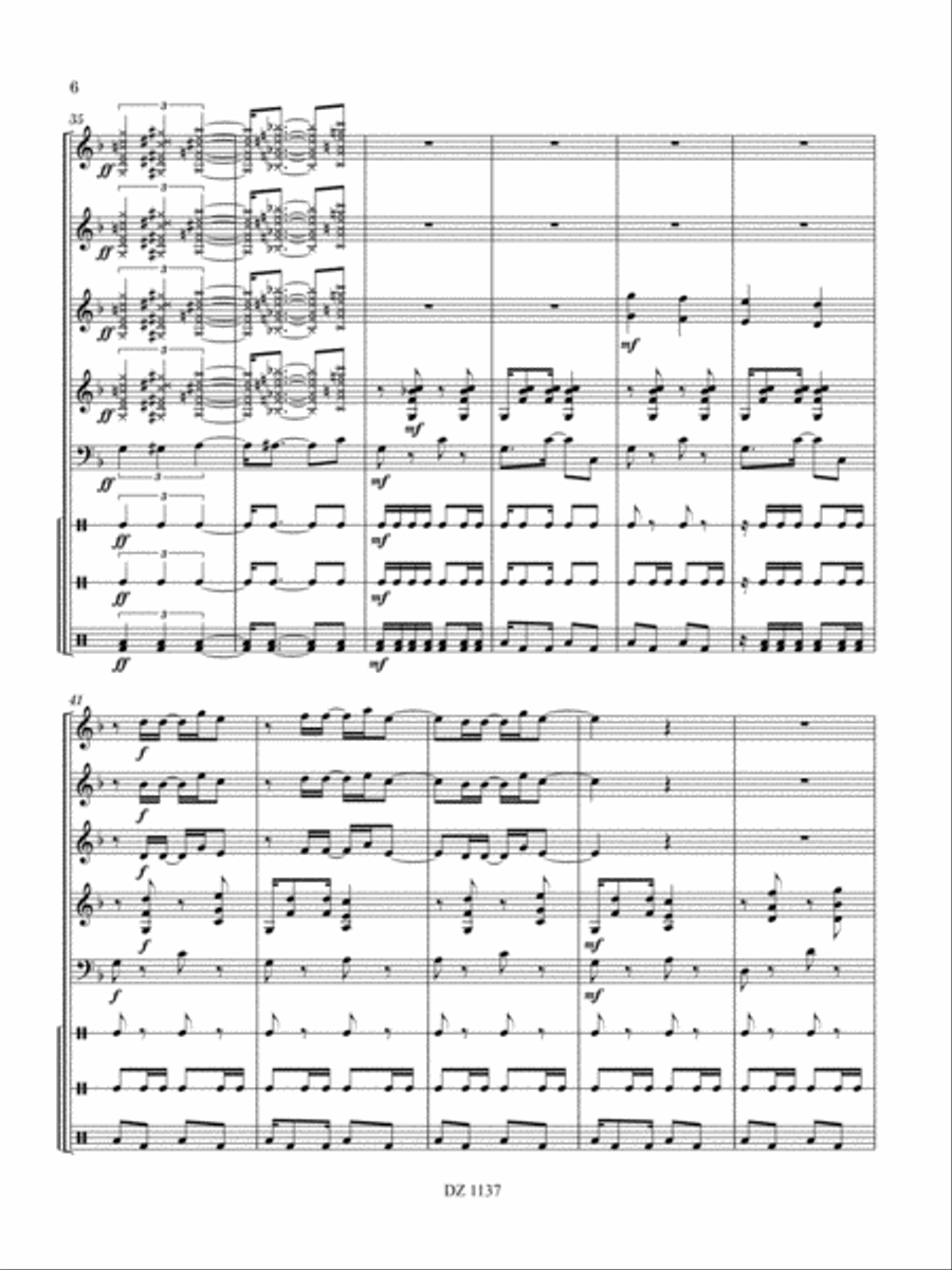 Cumbión Cumbión Guitar Ensemble scores gallery preview page 6