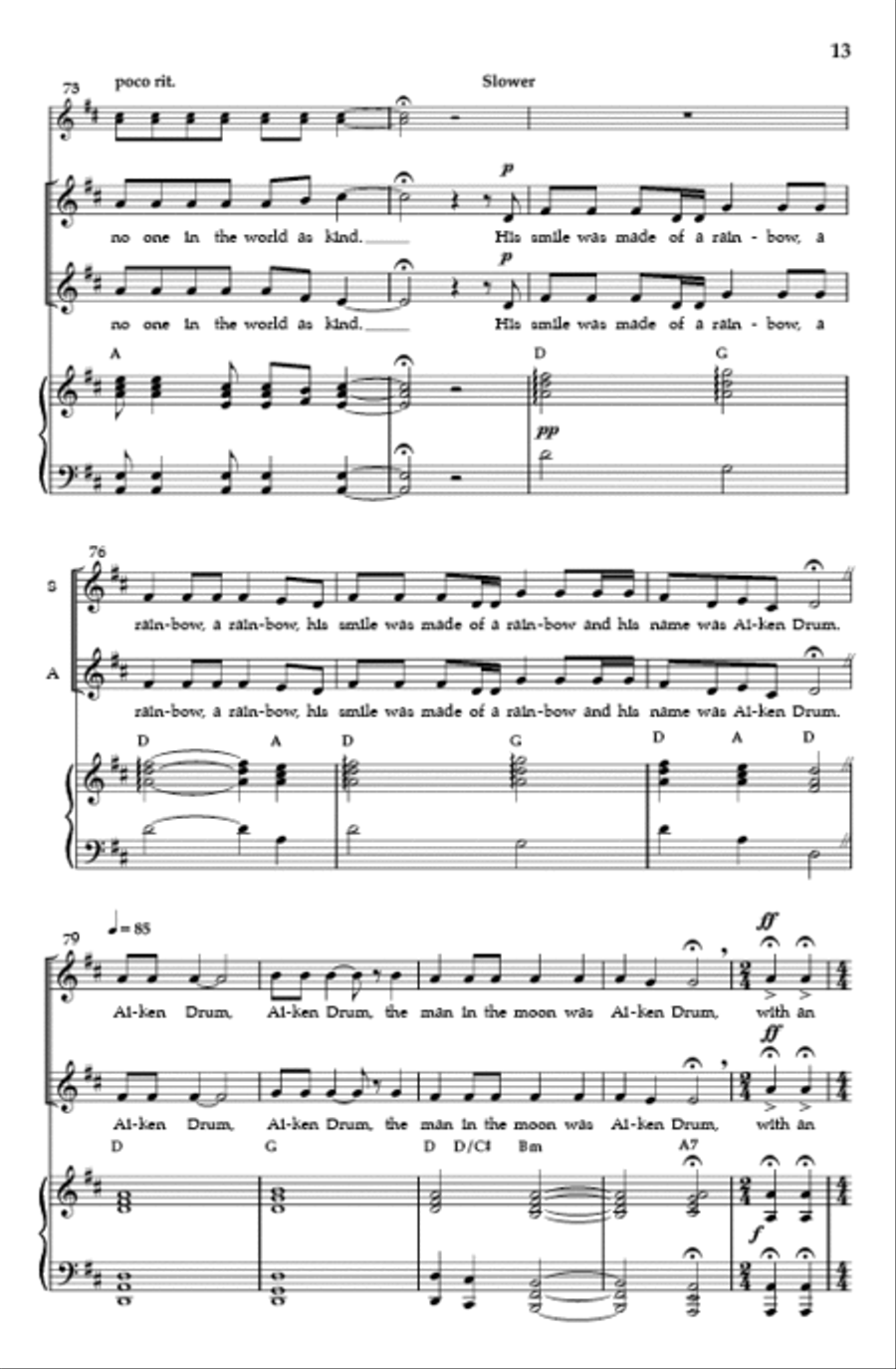Aiken Drum Aiken Drum SA scores gallery preview page 12