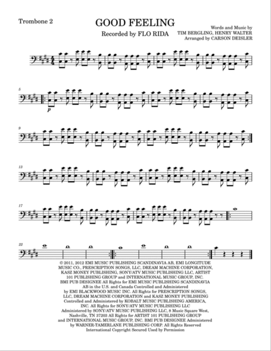 Good Feeling Brass Quartet scores gallery preview page 3