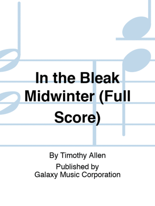 In the Bleak Midwinter (Full Score)