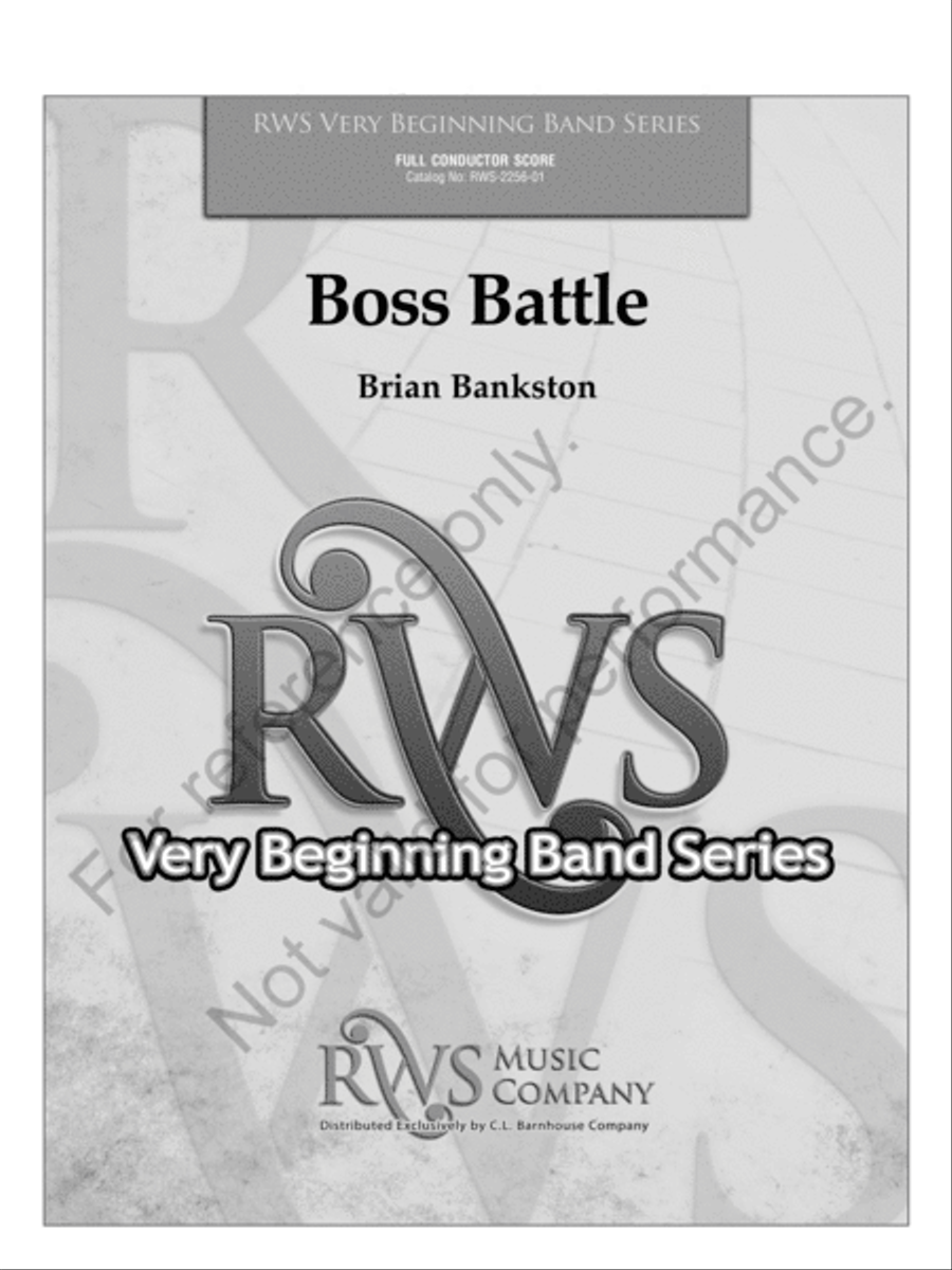 Boss Battle Concert Band scores gallery preview page 2