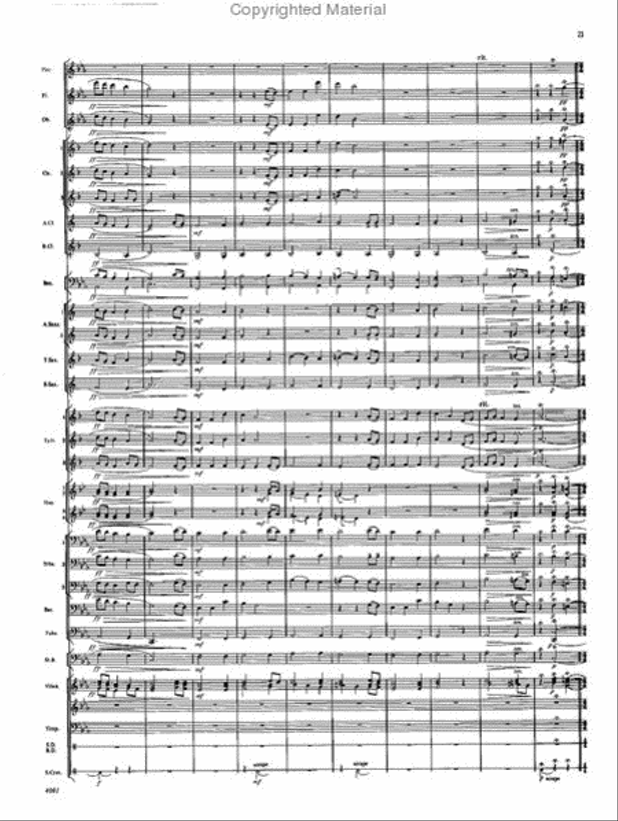 The Light Eternal Concert Band scores gallery preview page 19