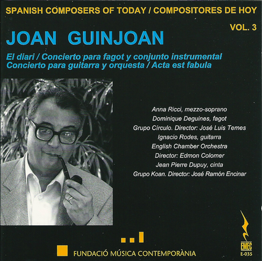 Volume 3: Spanish Composers of Today