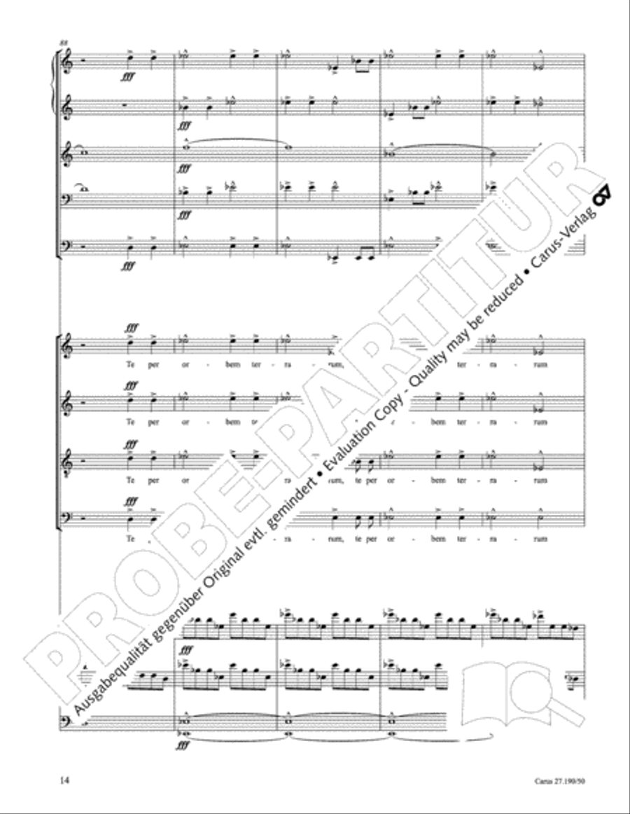 Te Deum TB scores gallery preview page 21