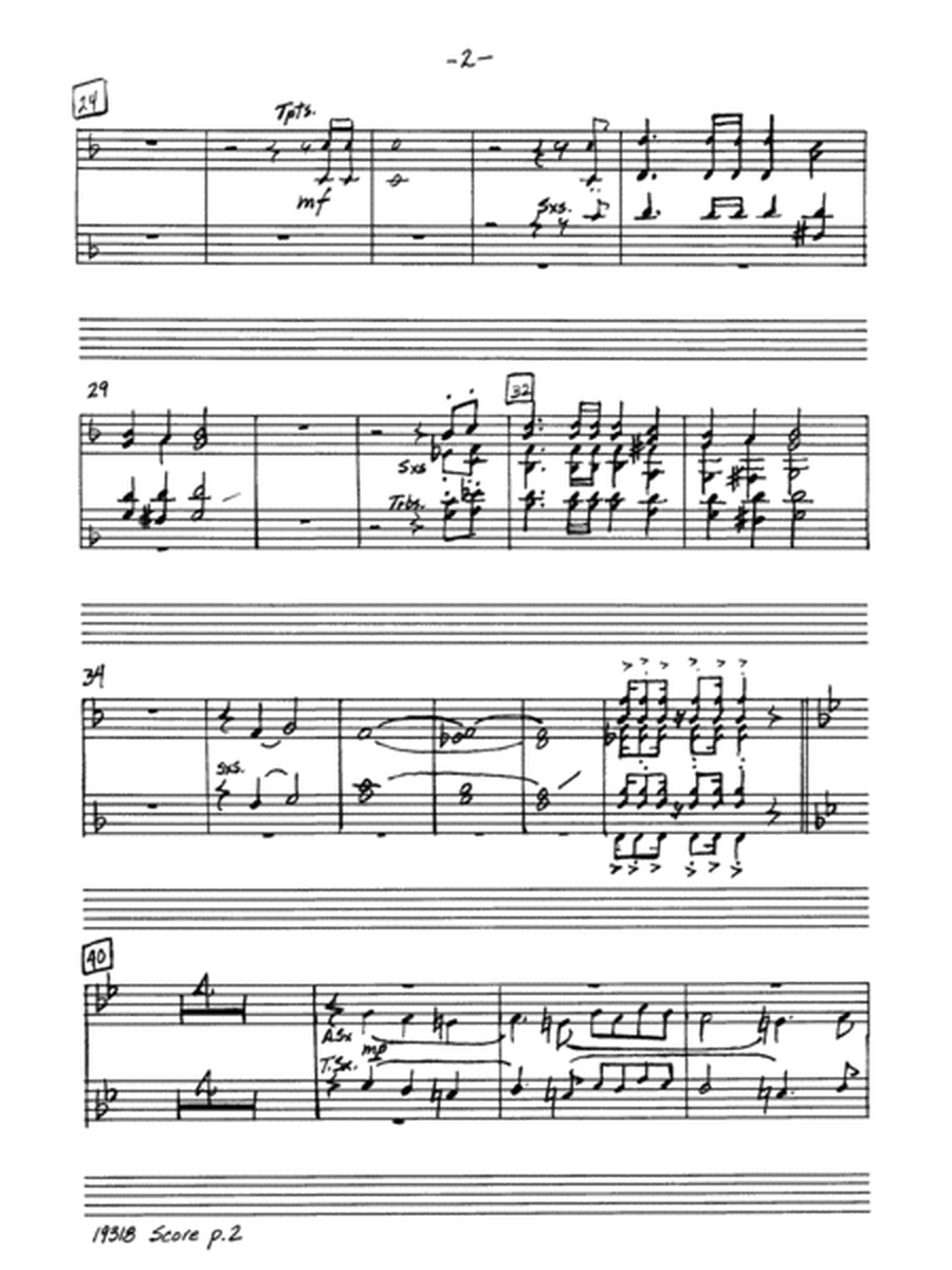 Joy: A Medley of Carols: Score