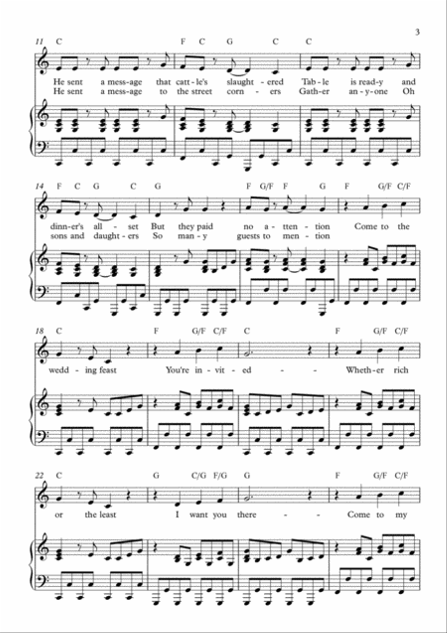 Come Dine With Me Voice scores gallery preview page 3