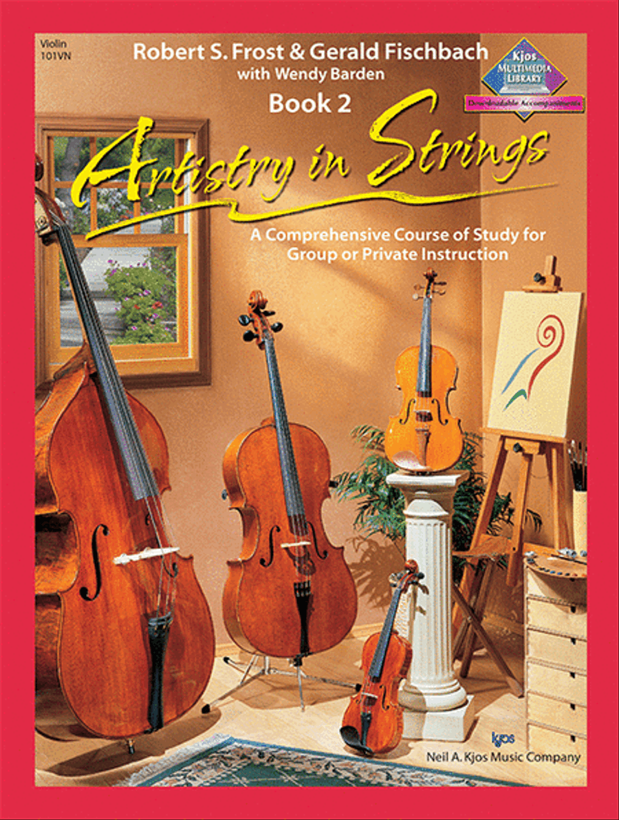 Artistry In Strings, Book 2 - Violin (Book Only) String Methods scores gallery preview page 1