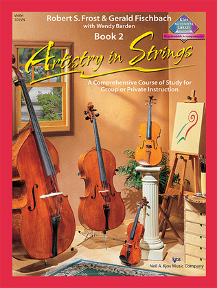 Book cover for Artistry In Strings, Book 2 - Violin (Book Only)