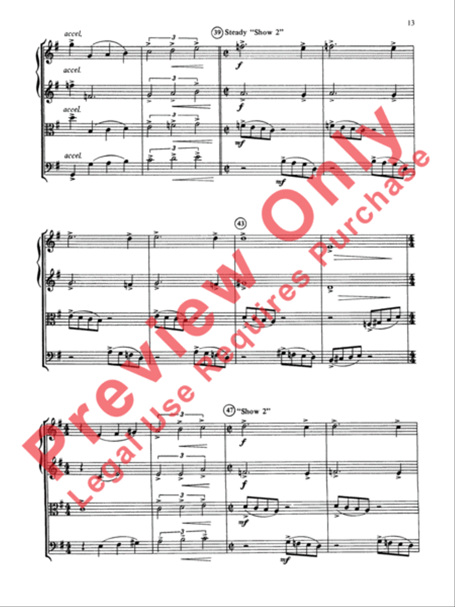 Jazz Classics String Quartet scores gallery preview page 14