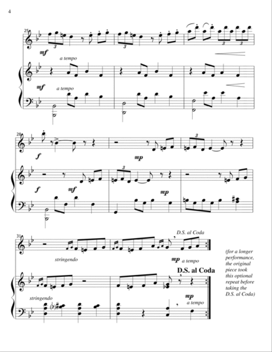 La Lisonjera - flute-piano Flute Solo scores gallery preview page 4