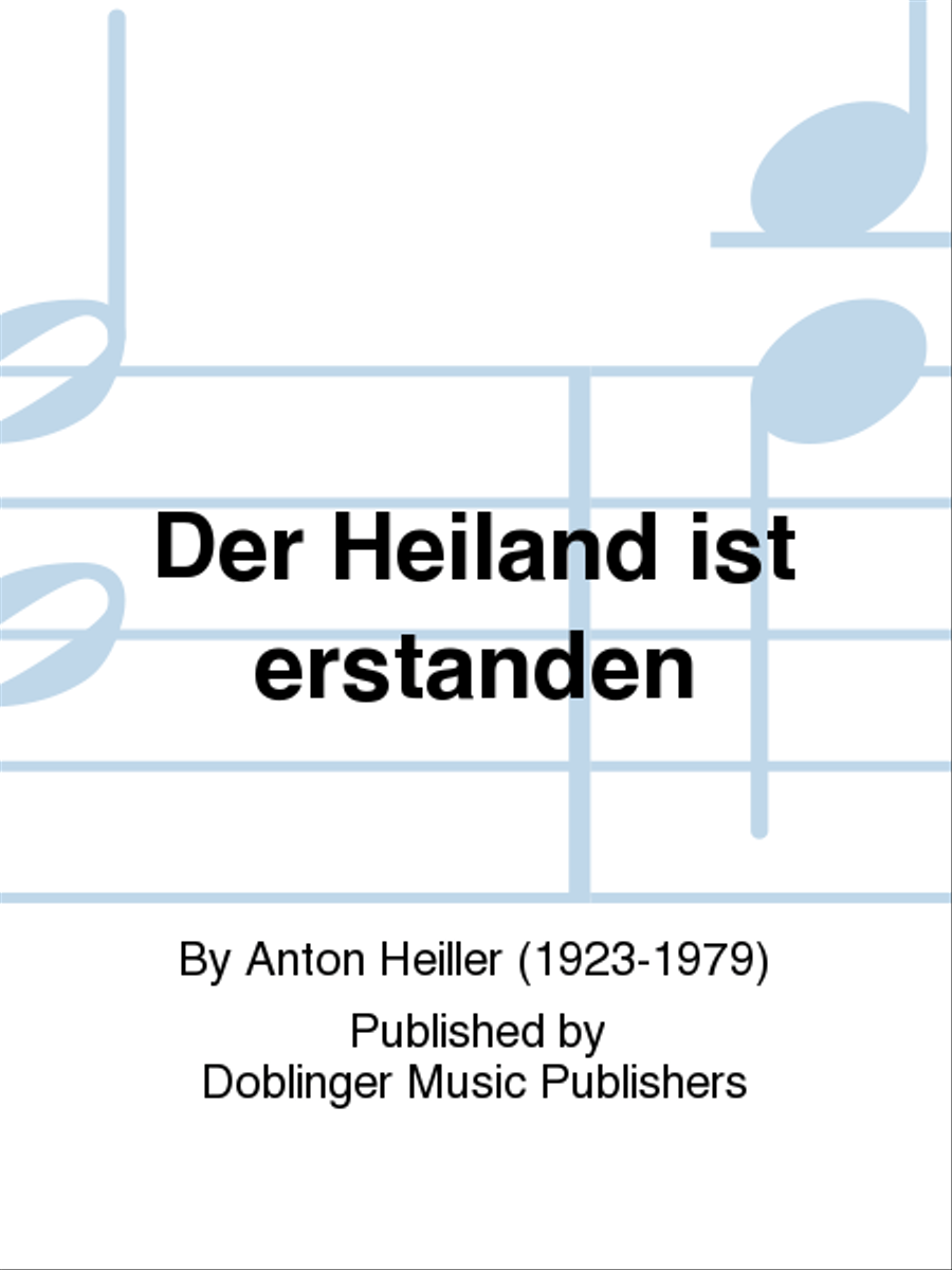 Heiland ist erstanden, Der Choir scores gallery preview page 1