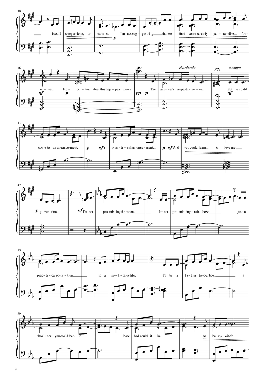 Practical Arrangement Piano Solo scores gallery preview page 2