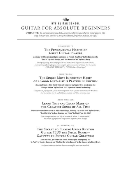 NYC Guitar School Book 1