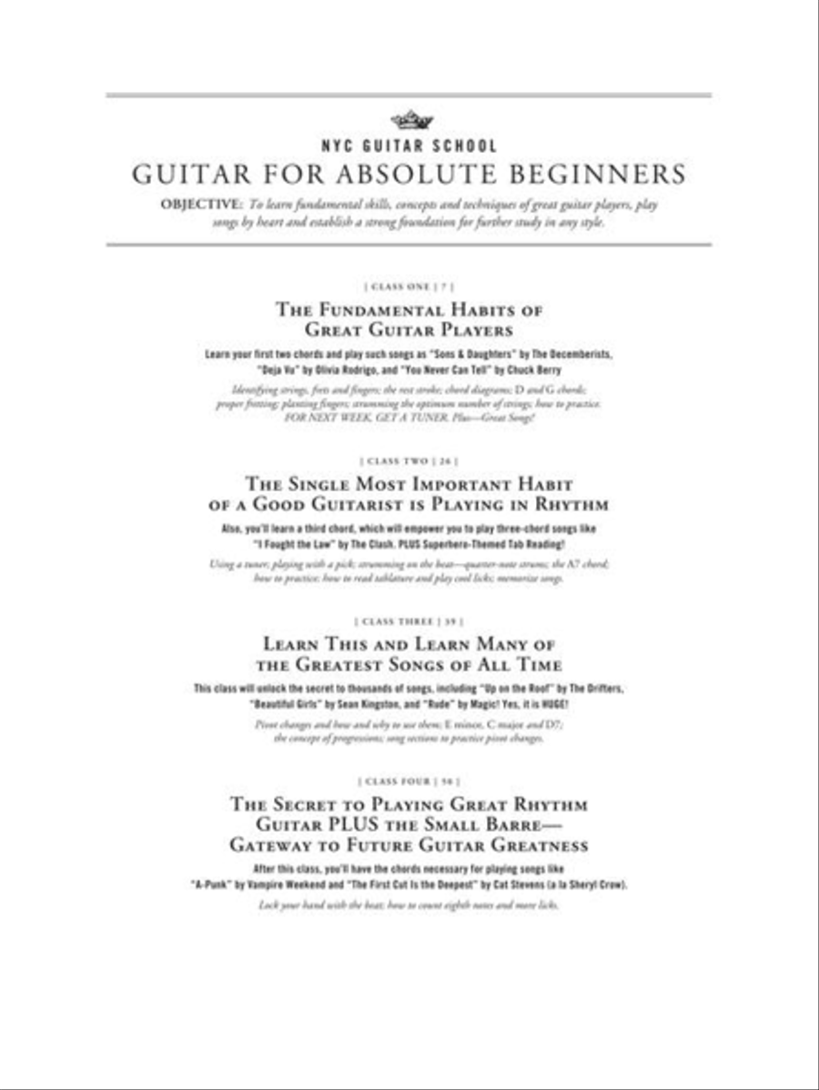 NYC Guitar School Book 1 NYC Guitar School Book 1 Guitar scores gallery preview page 4