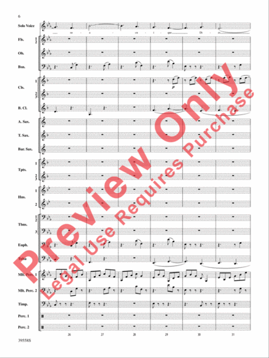I Was Born for This Concert Band scores gallery preview page 7