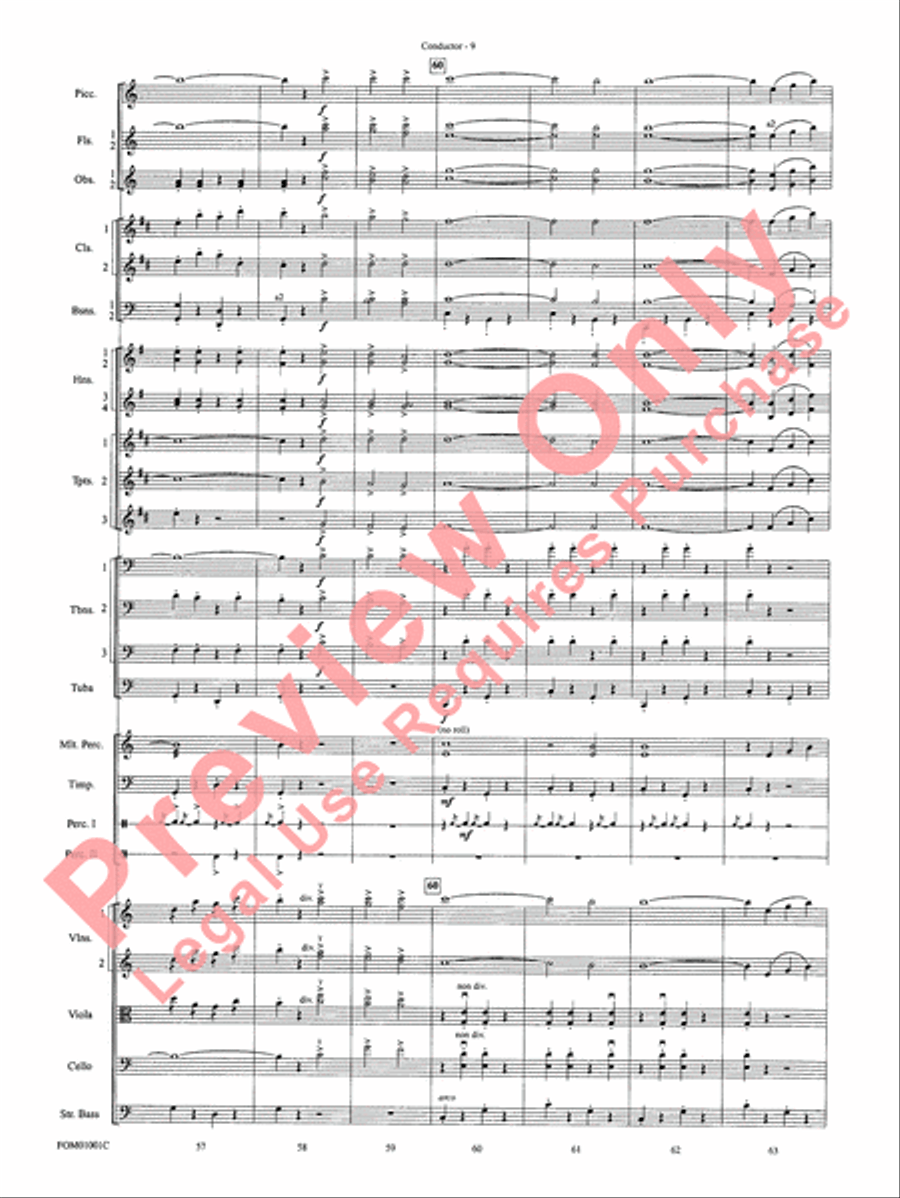 My Fair Lady (Medley) Full Orchestra scores gallery preview page 11