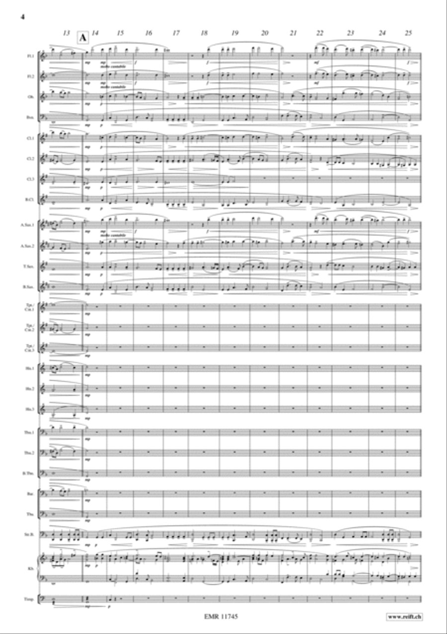 Sonata Pian e Forte Concert Band scores gallery preview page 5