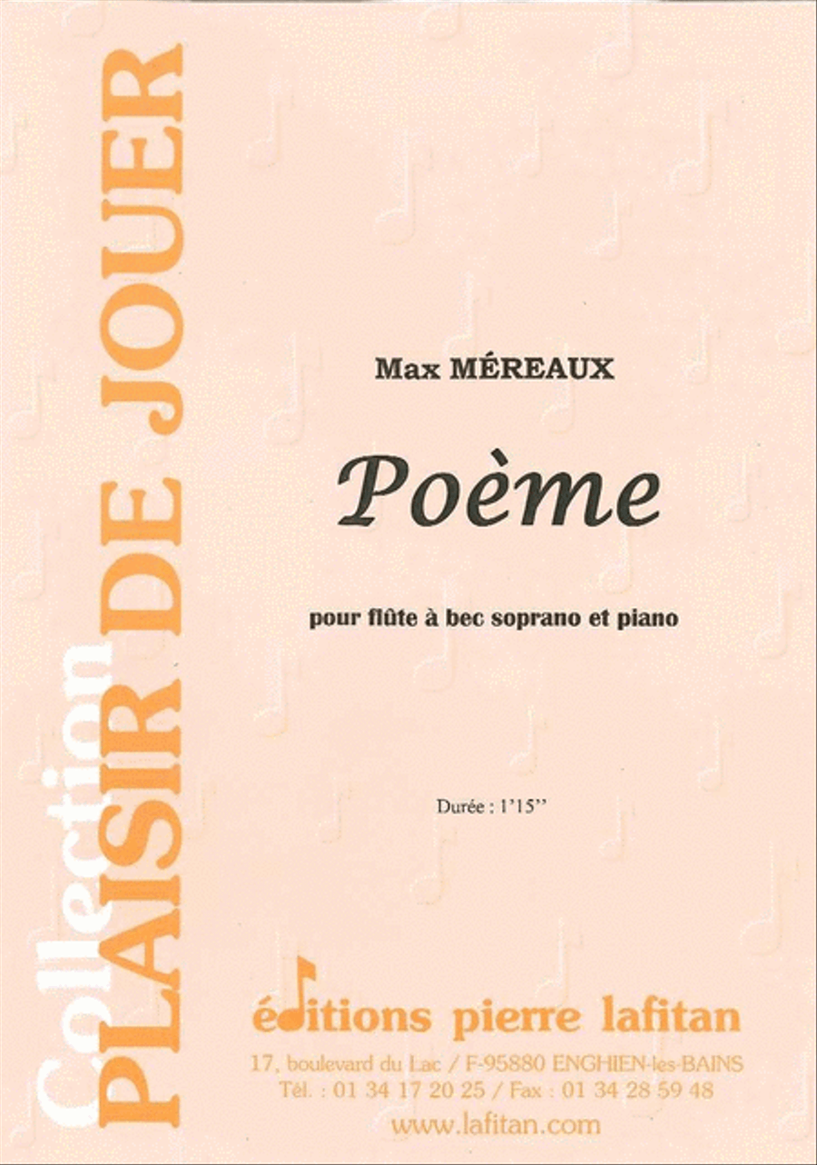 Poeme Recorder scores gallery preview page 1