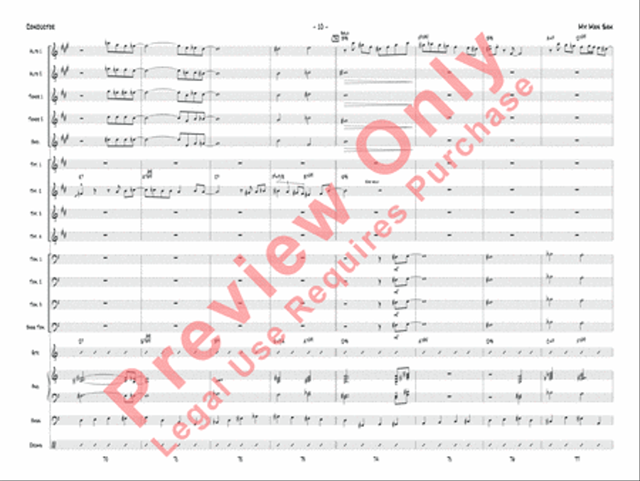 My Man Sam 3-Part scores gallery preview page 13