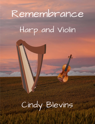 Book cover for Remembrance, for Harp and Violin