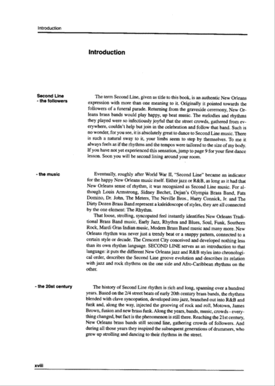 Second Line: 100 Years of New Orleans Drumming Drums scores gallery preview page 16