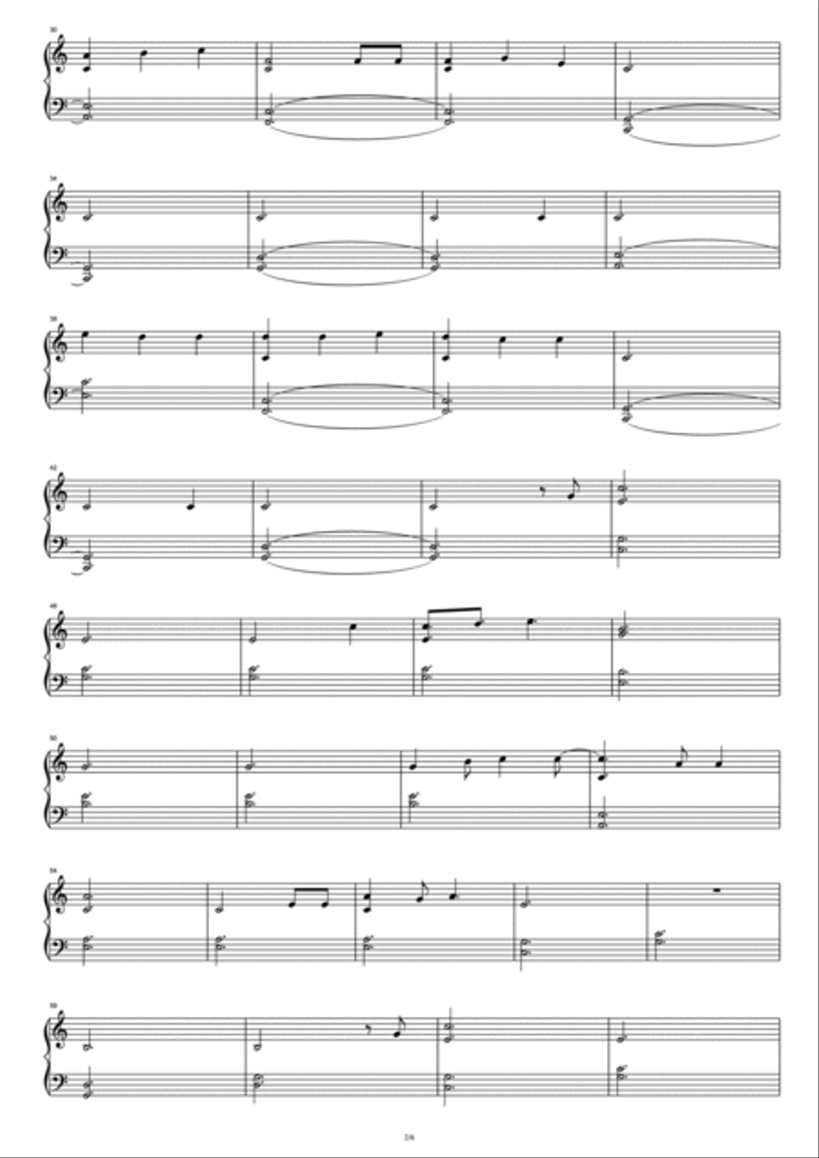 Say Something Say Something Piano Solo scores gallery preview page 2